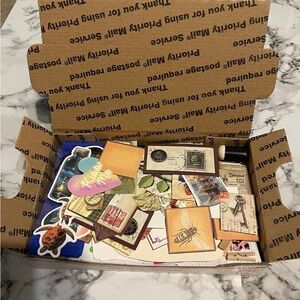 Scrapbooking and junk journaling kits